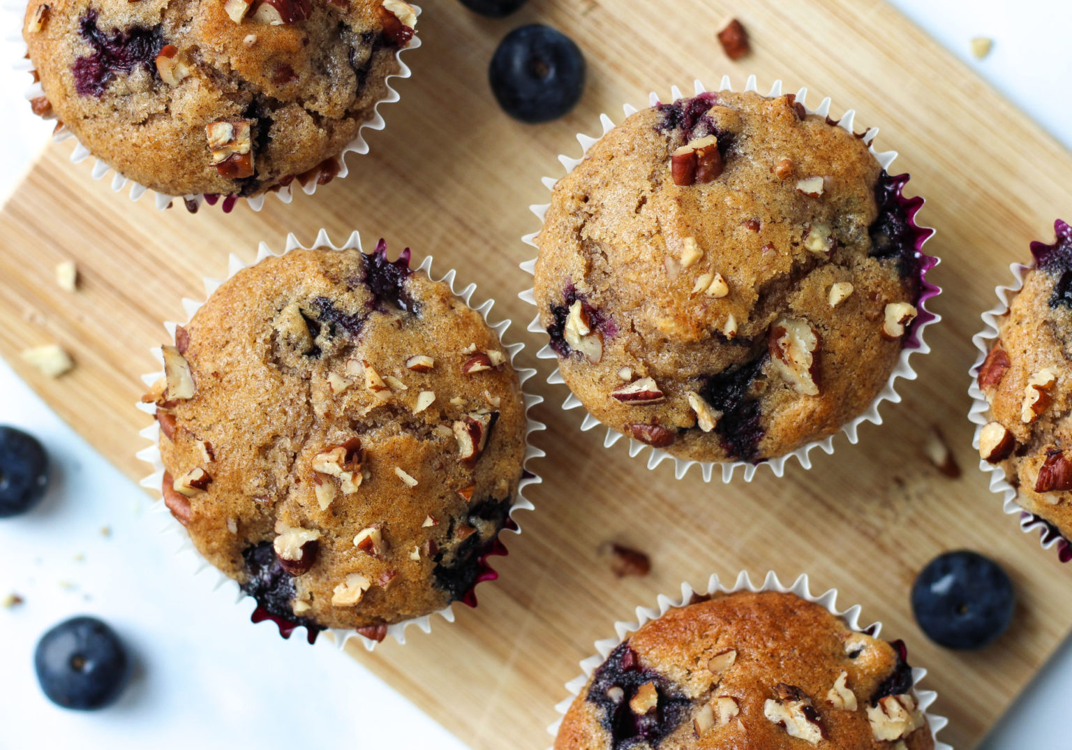 Blueberry Nut Muffins - Baker Jo