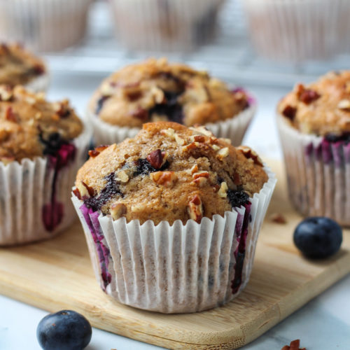Blueberry Nut Muffins - Baker Jo