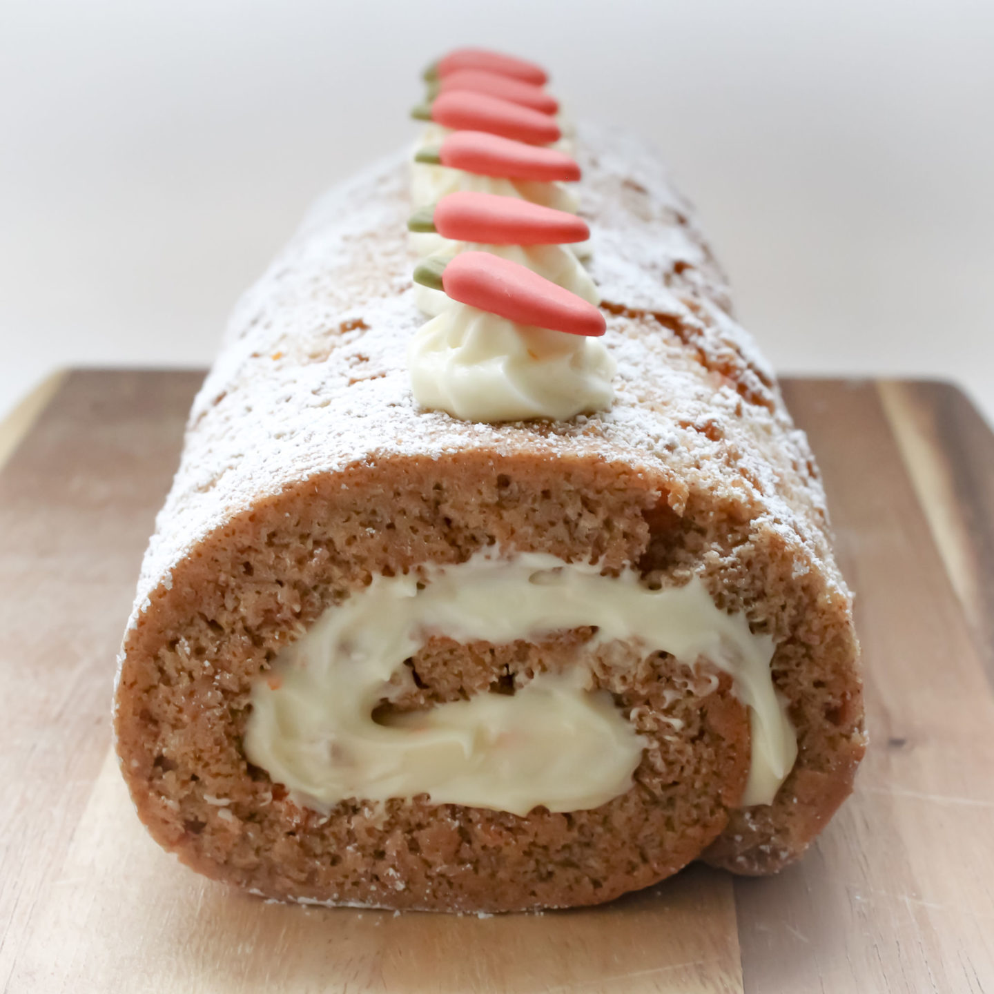 Carrot Cake Swiss Roll