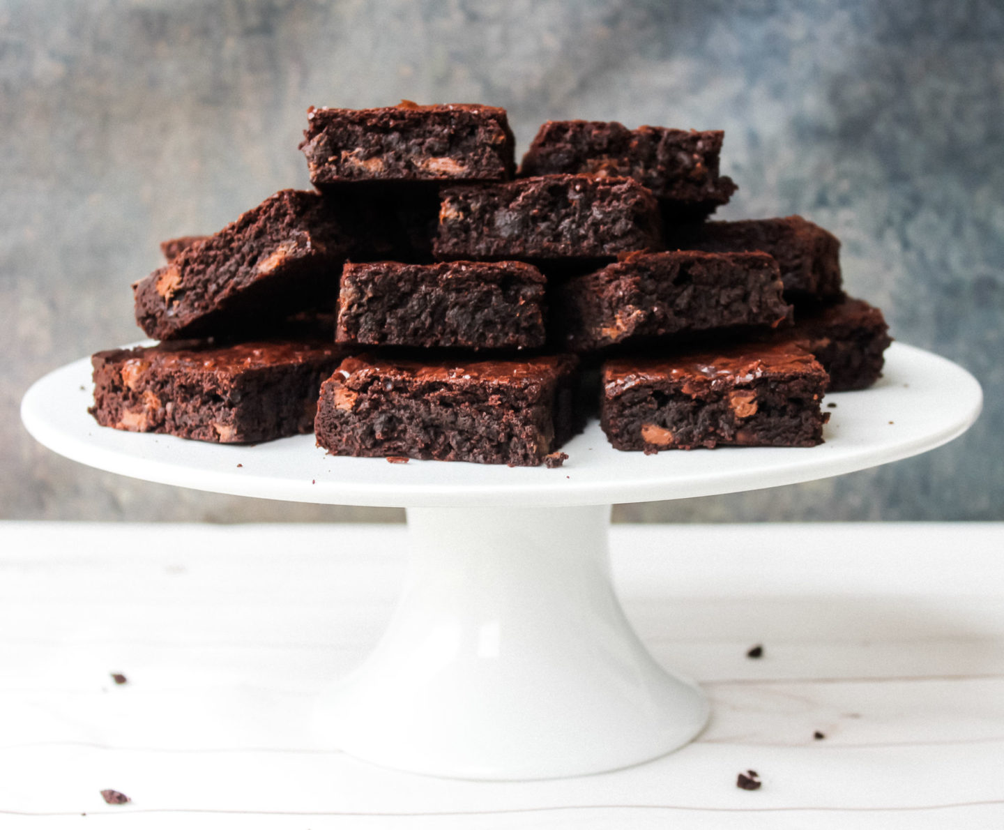 Chewy homemade brownies