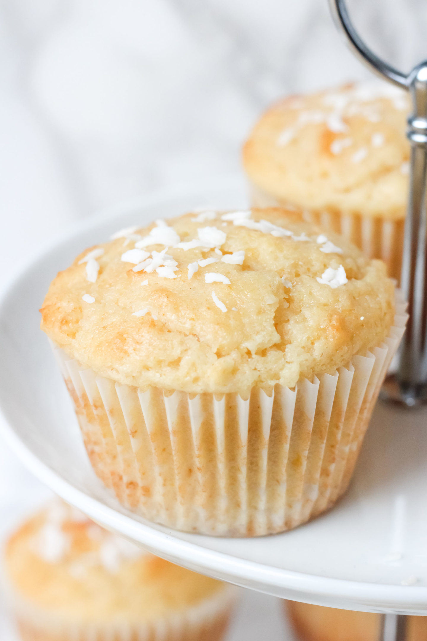 lemon coconut muffins