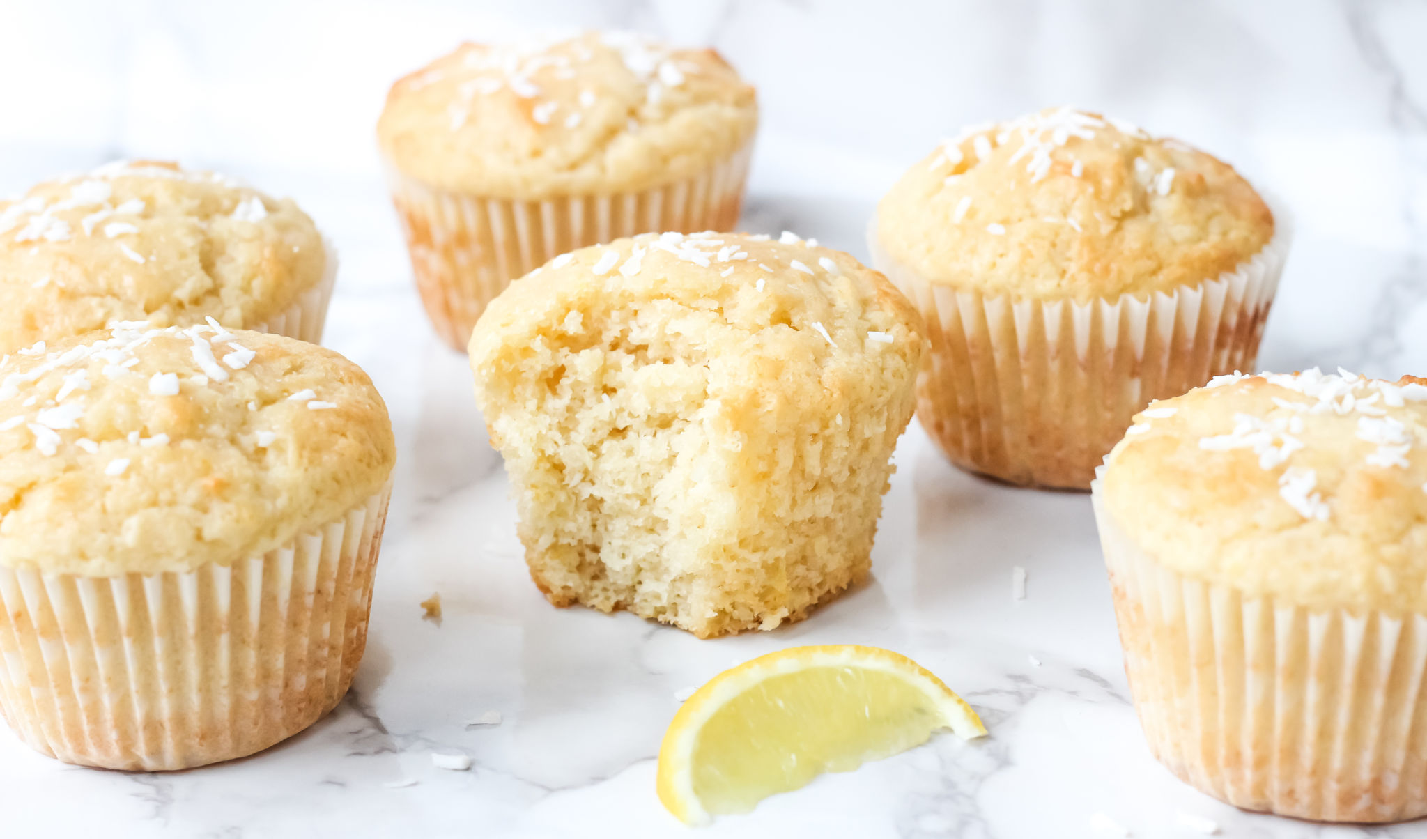 Lemon Coconut Muffins Baker Jo's Easy Muffin Recipe, No Mixer Needed