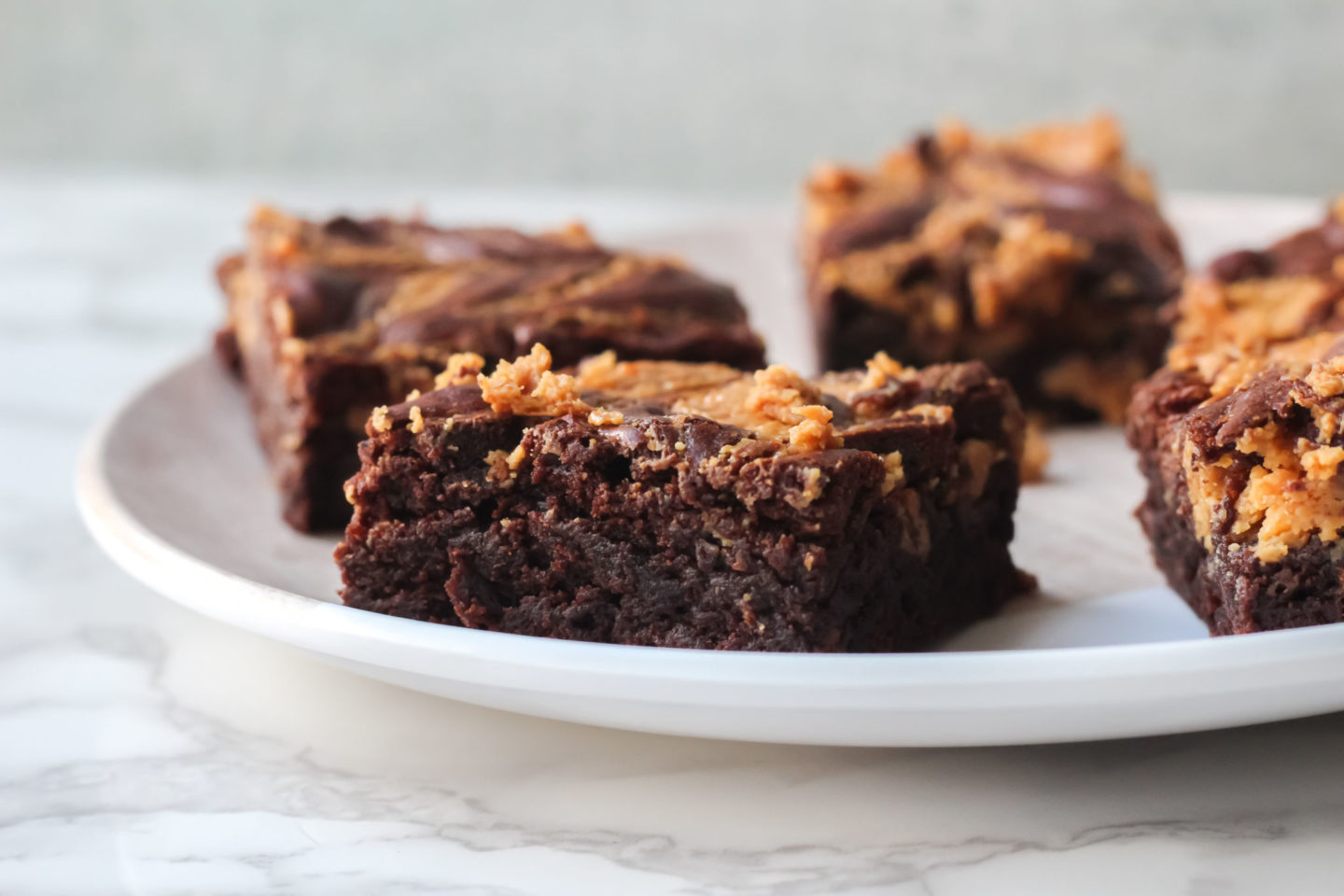 chocolate peanut butter brownies