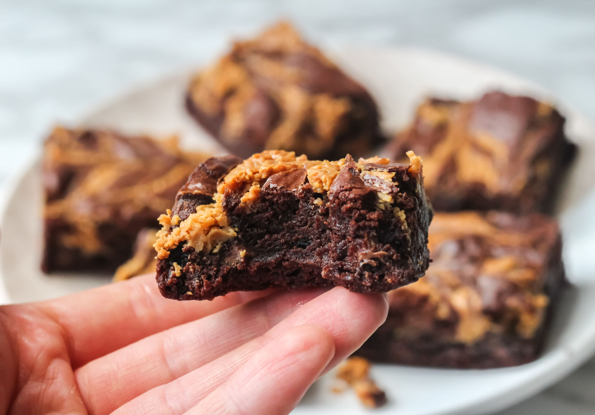 Peanut Butter Brownies Baker Jo's Easy, Chewy Peanut