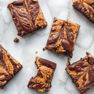 chocolate peanut butter brownies