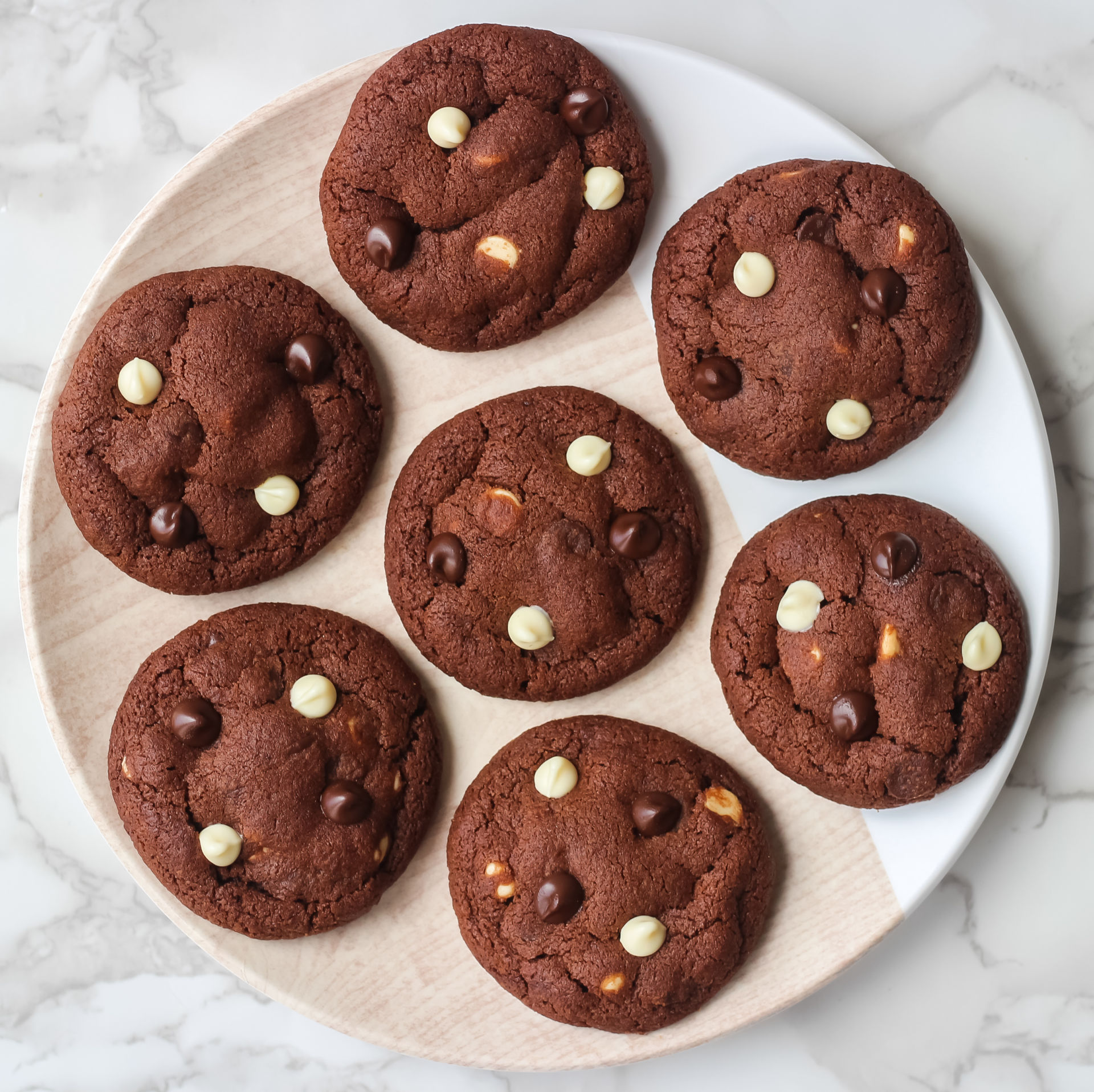 Chewy Triple Chip Rye Cookies