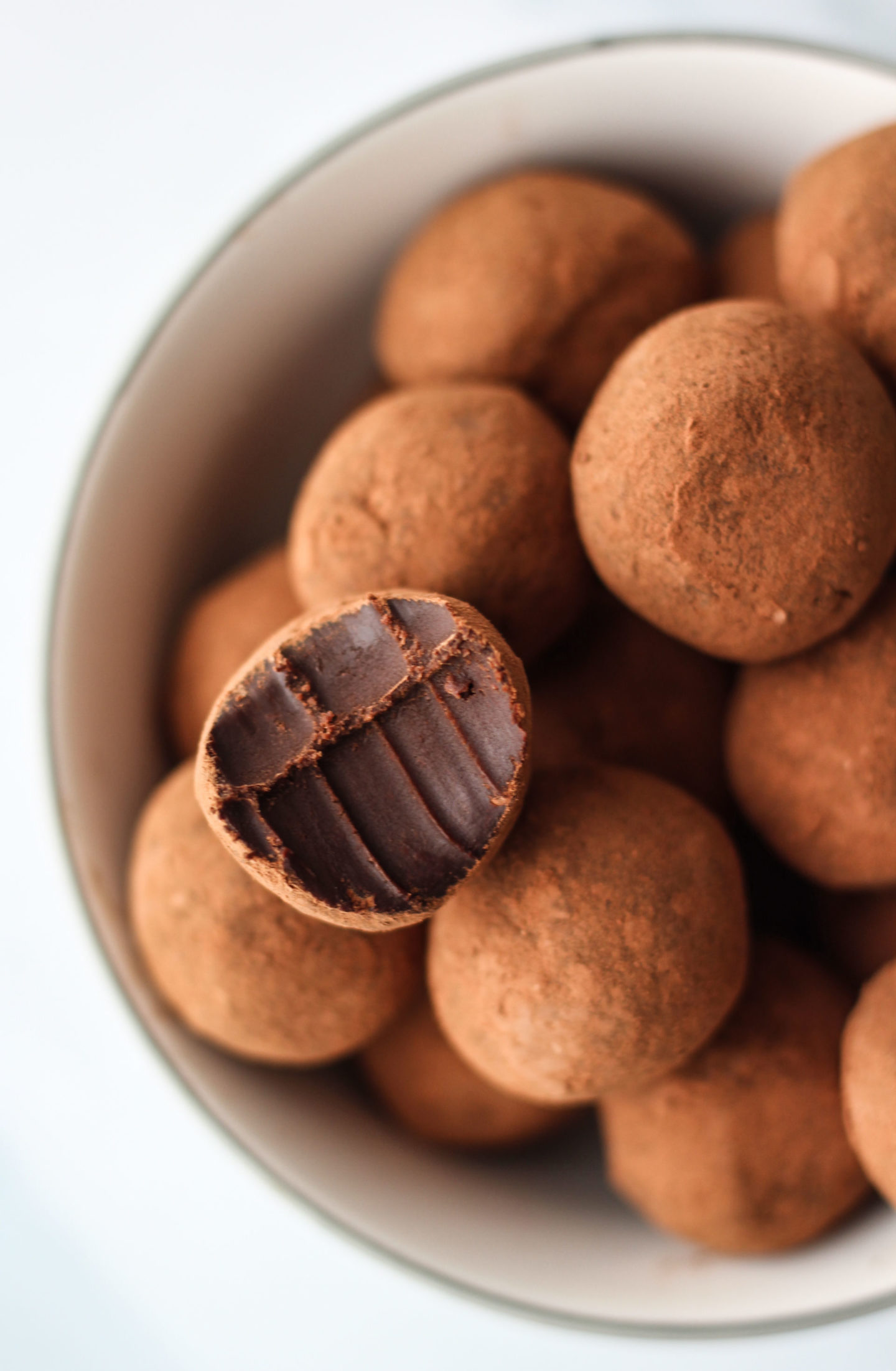 Cocoa Dusted Chocolate Truffles Baker Jo's Simple and Classic Truffles