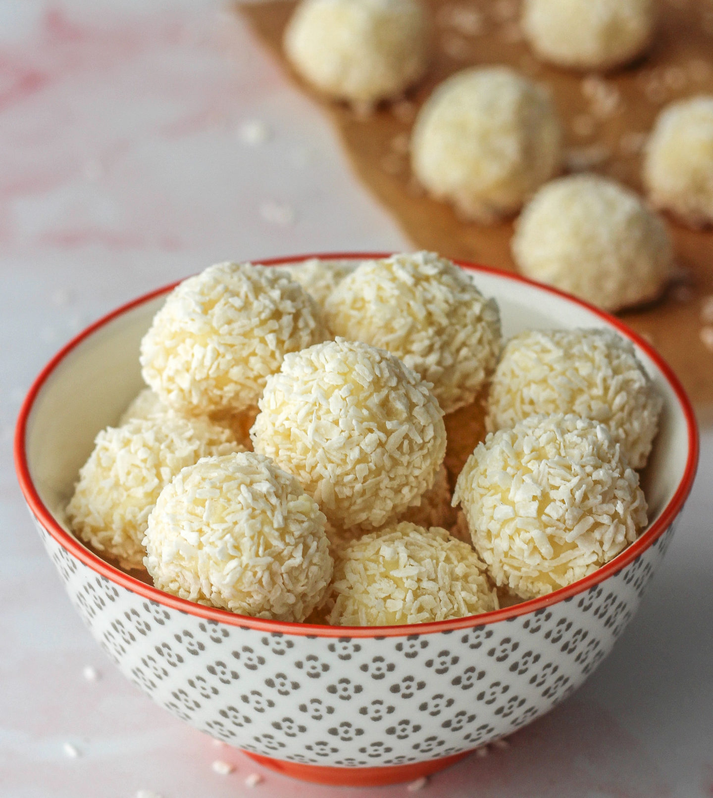 bowl of truffles