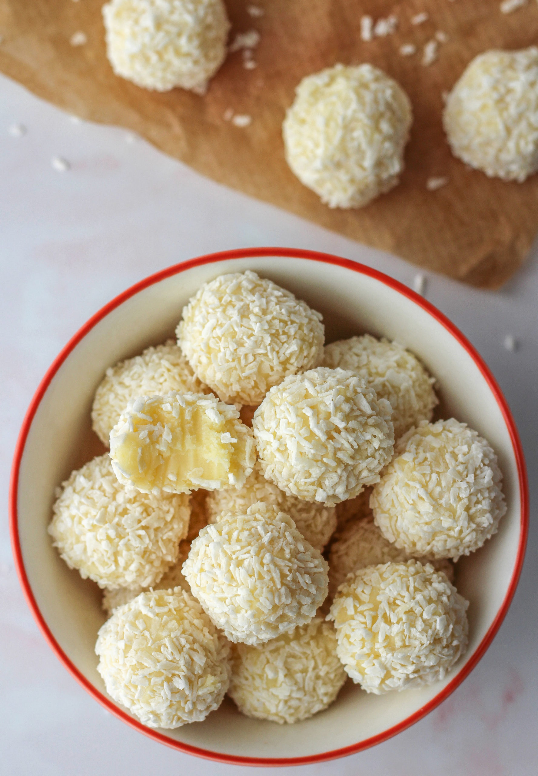 White Chocolate Coconut Truffles - Baker Jo's Quick, Easy Truffle Recipe