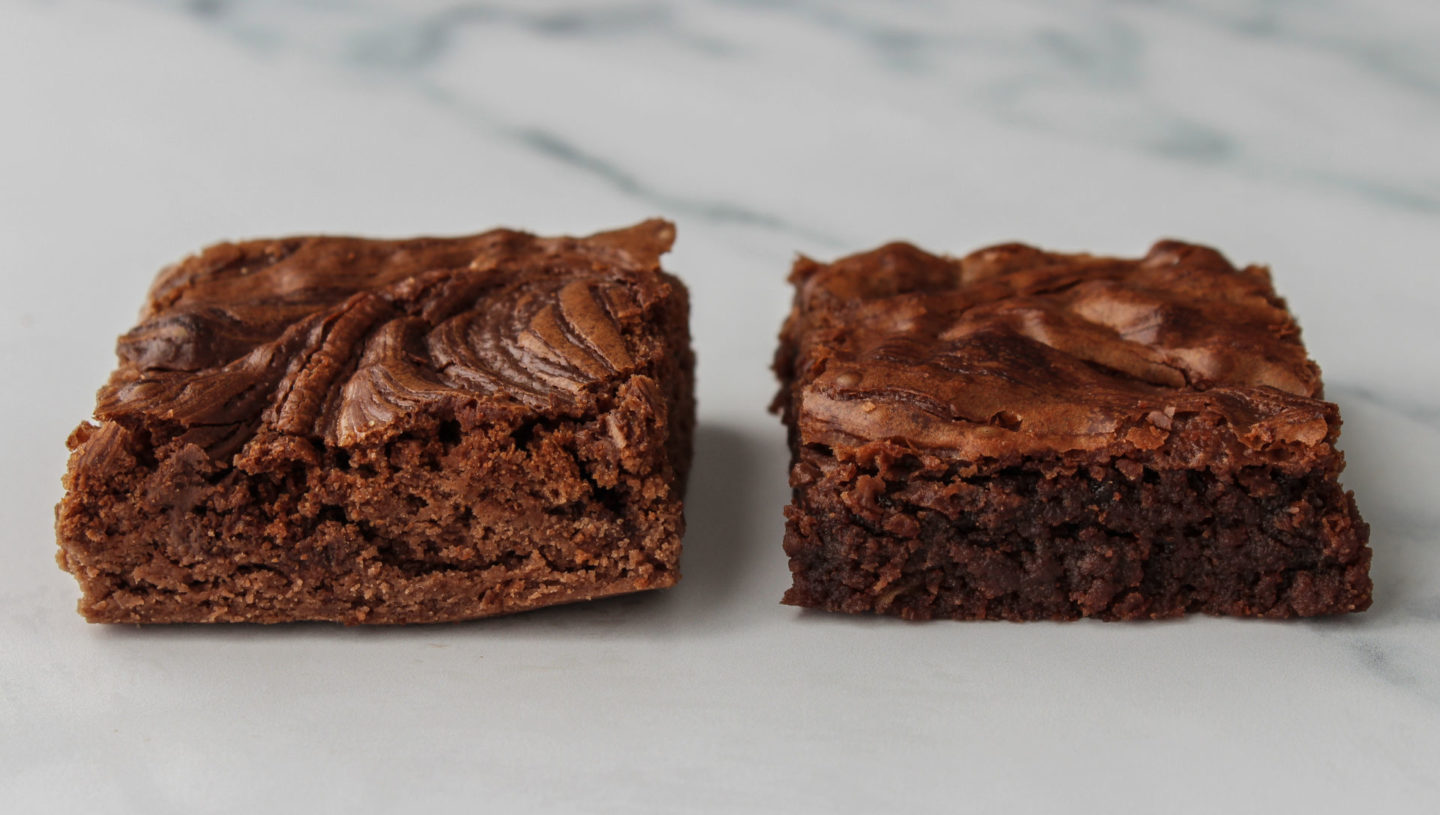 comparison of nutella brownies recipe testing