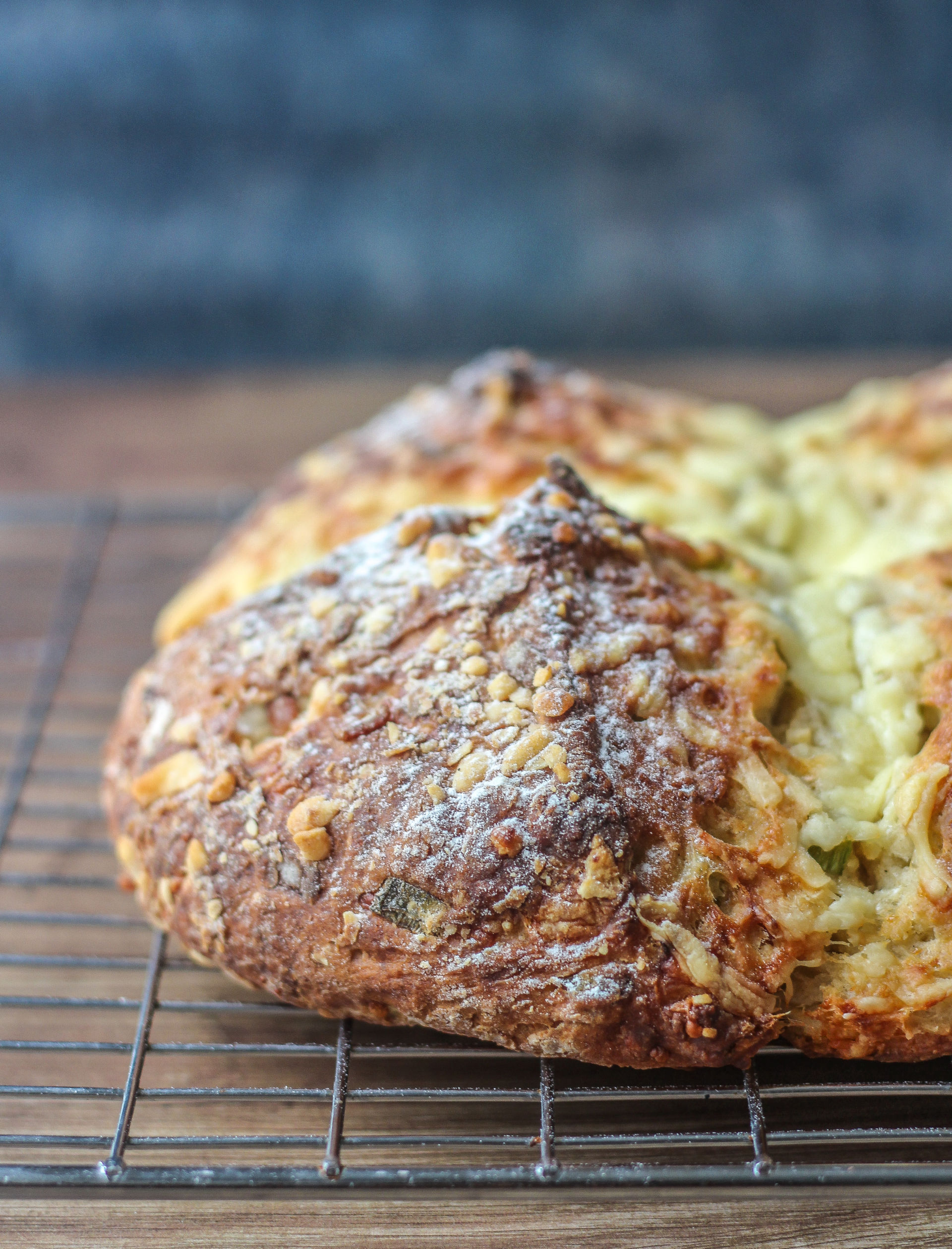 Bacon, Cheese and Spring Onion Soda Bread Baker Jo