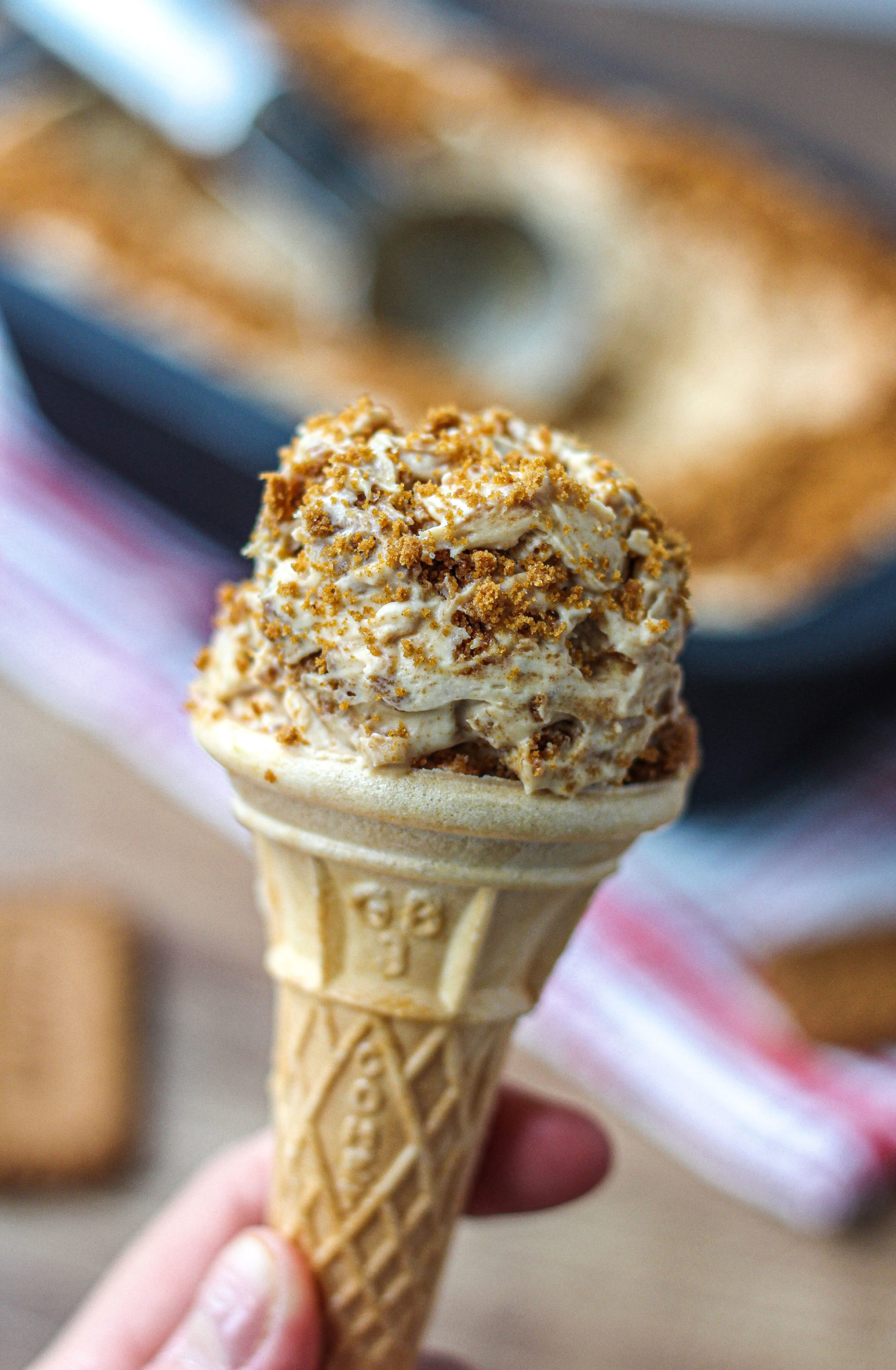 NoChurn Biscoff Ice Cream Baker Jo No Ice Cream Maker Needed!