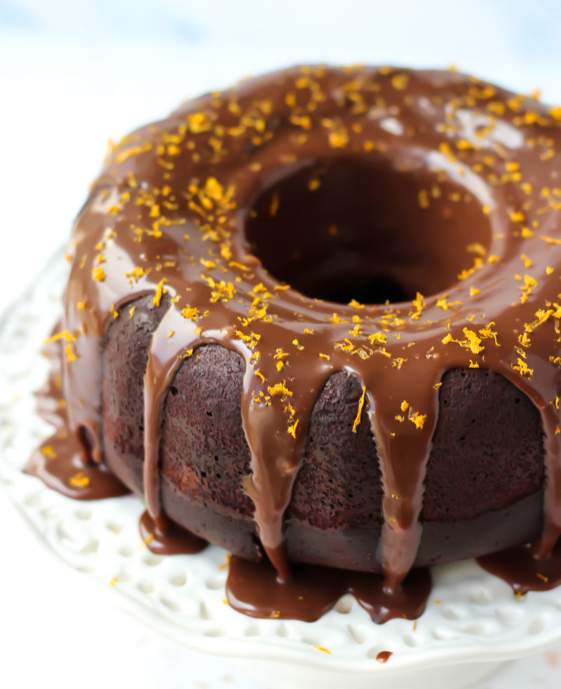 Chocolate Orange Bundt Cake - Baker Jo