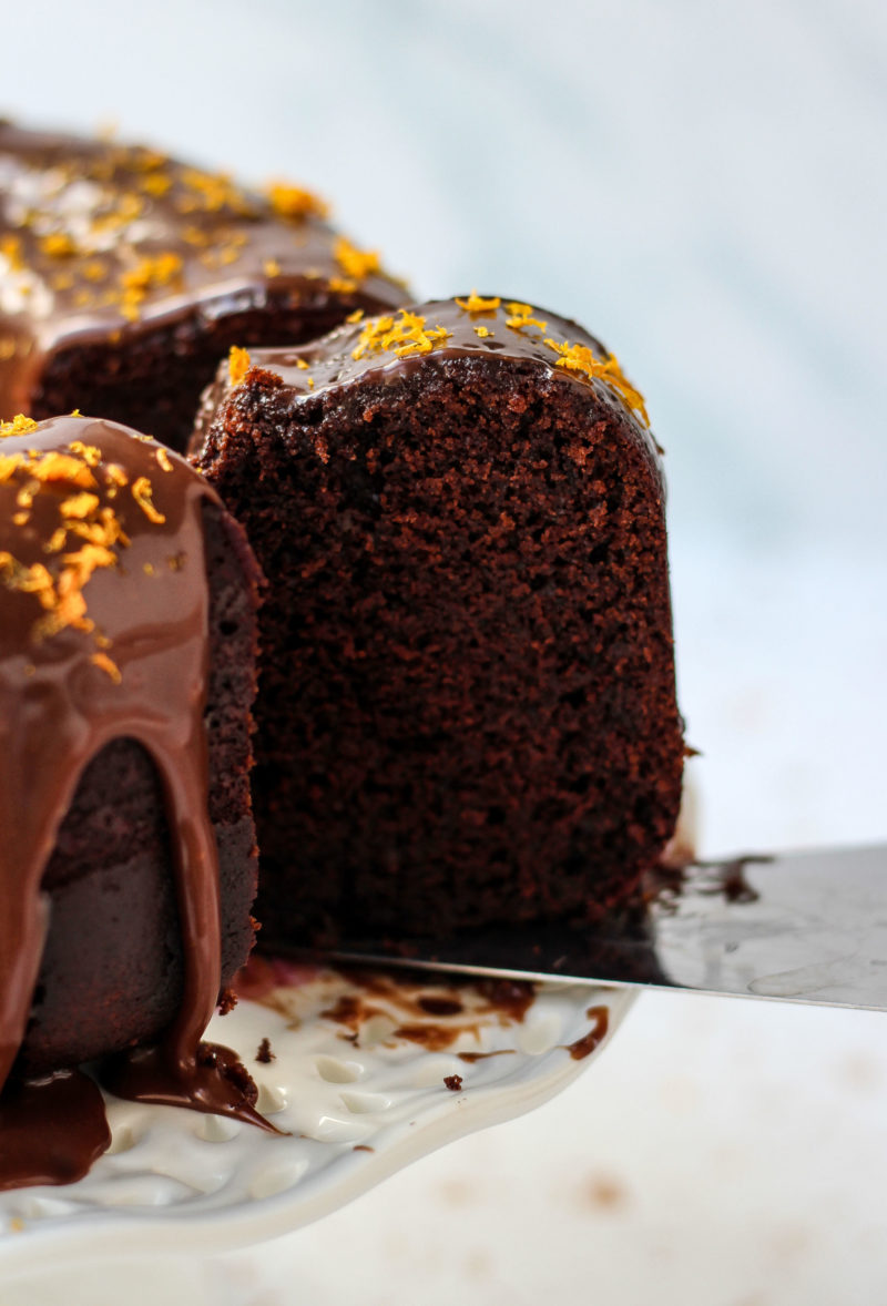 Chocolate Orange Bundt Cake - Baker Jo