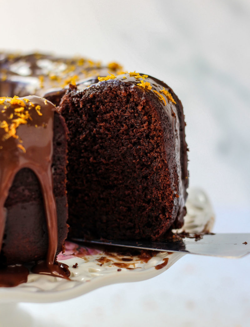 Chocolate Orange Bundt Cake - Baker Jo