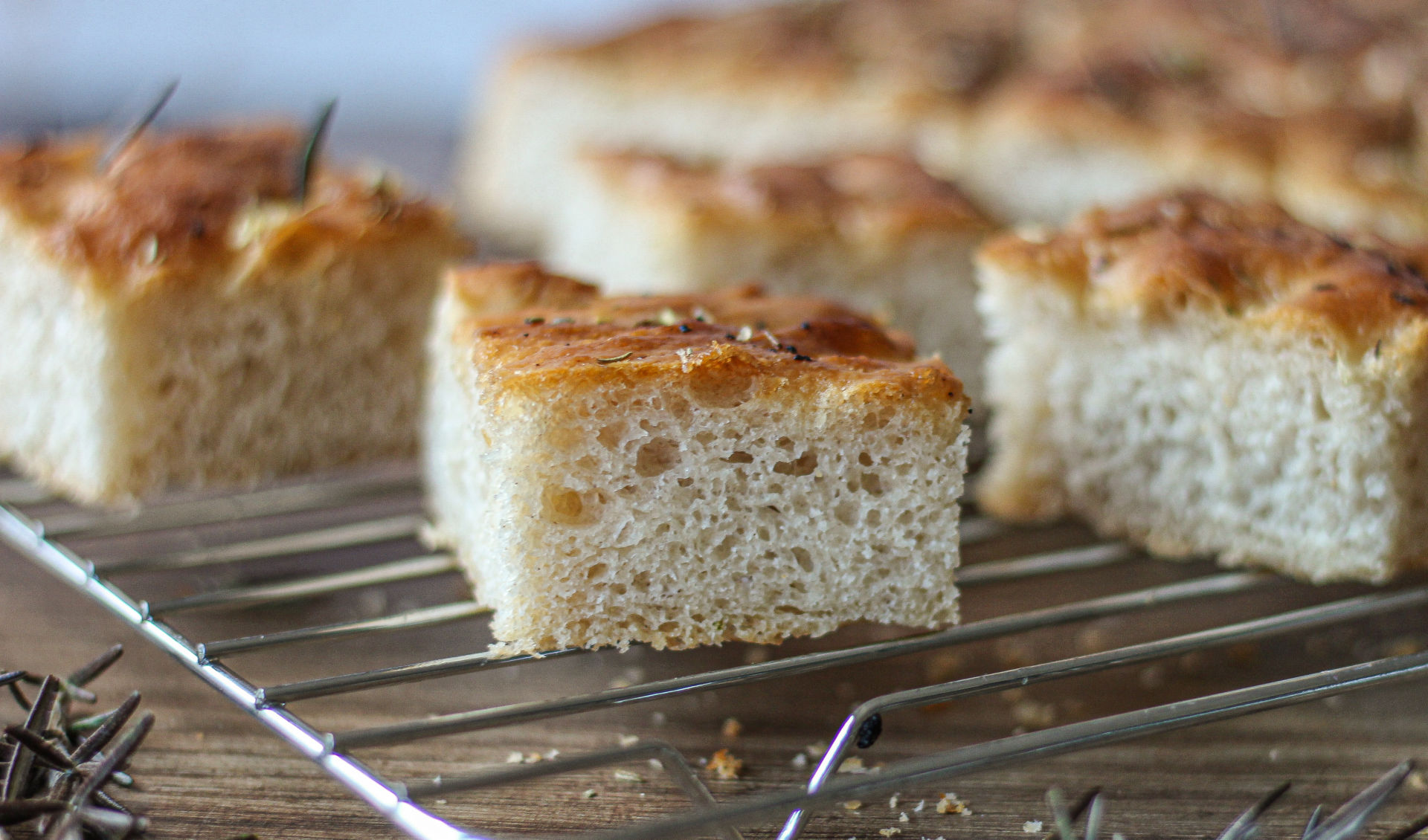 Garlic and Rosemary Focaccia Baker Jo
