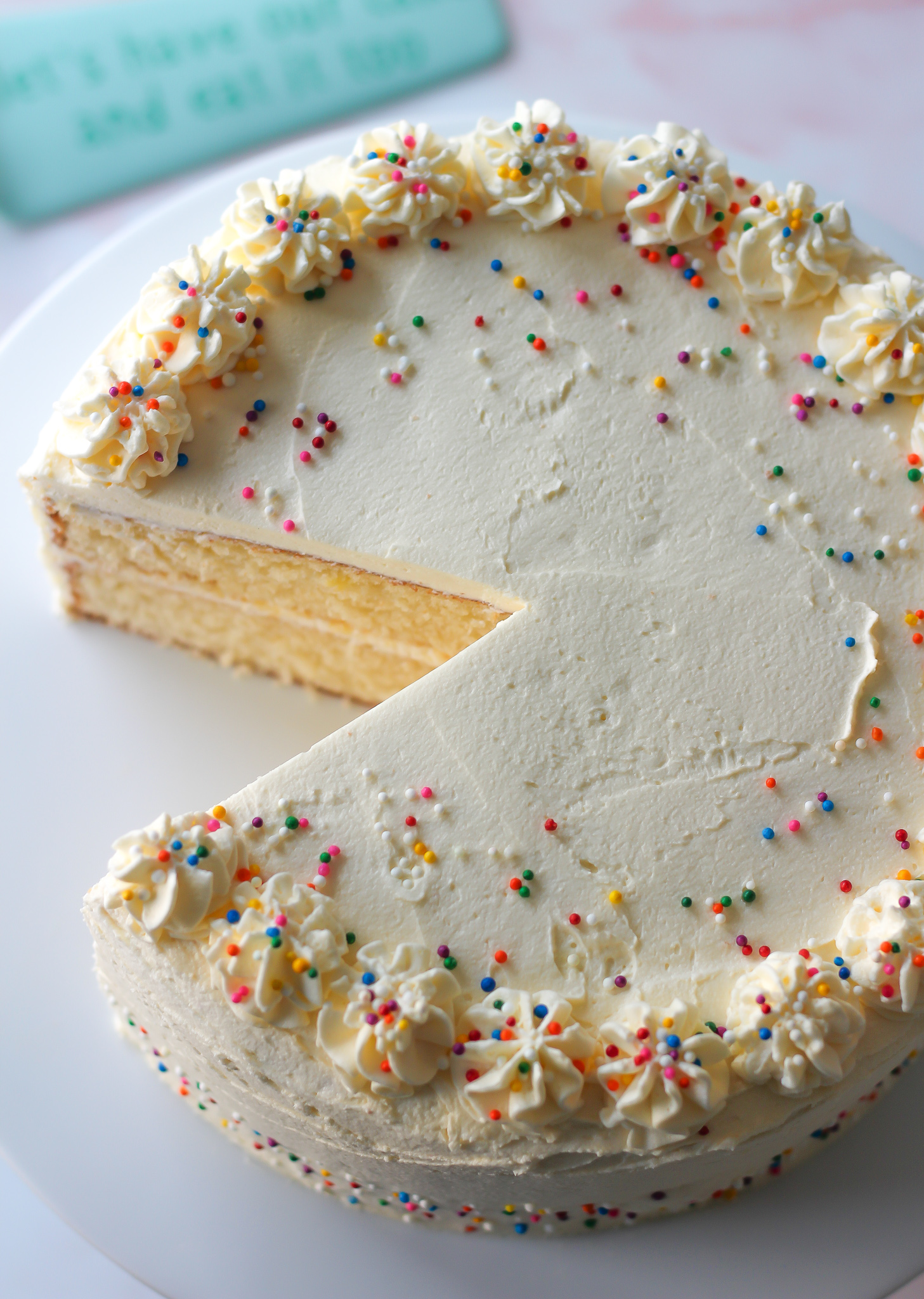 Sprinkle Cake - My Blog's 8th Birthday! - Jane's Patisserie