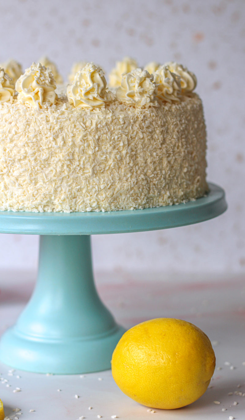 Lemon Coconut Layer Cake Baker Jo