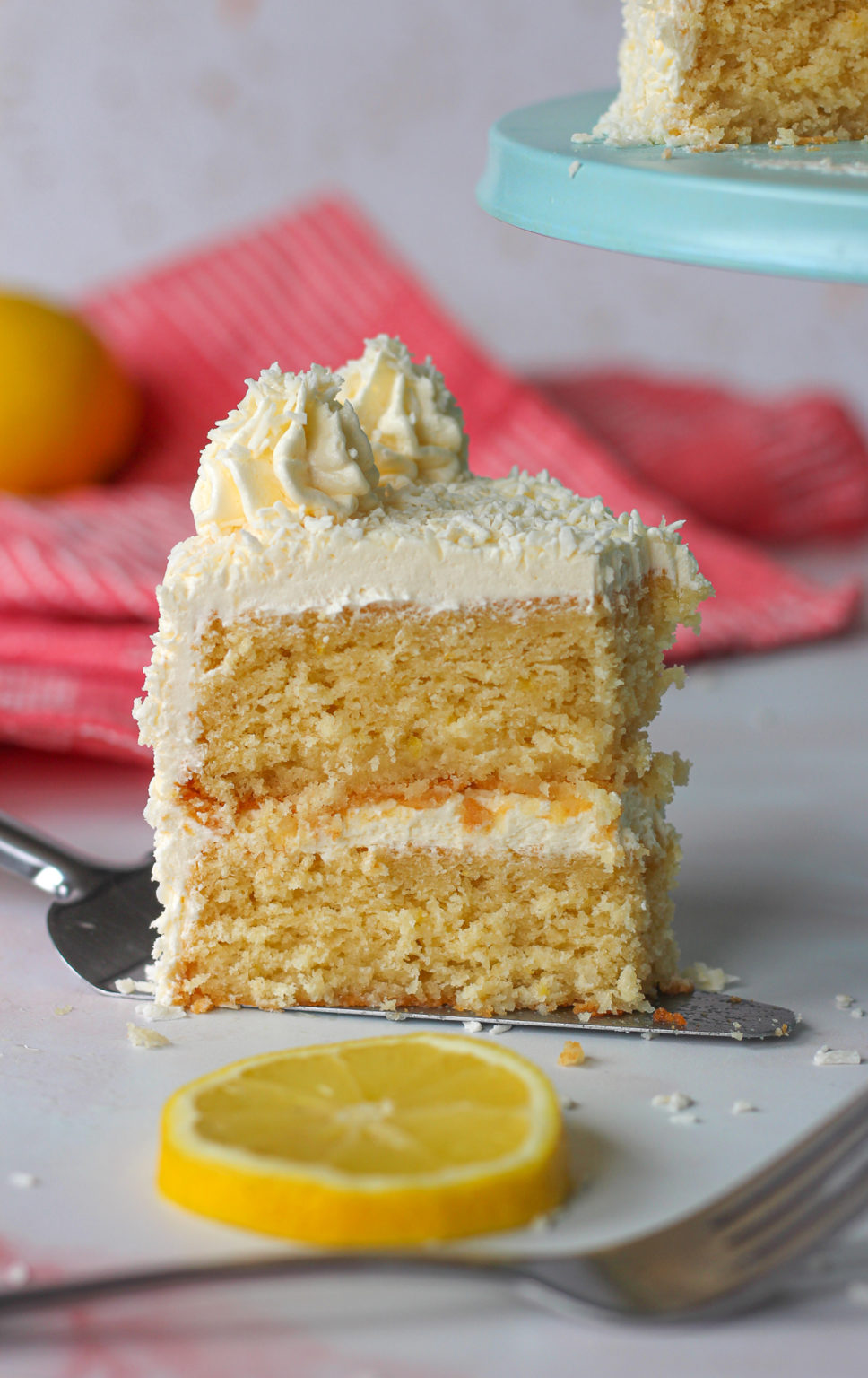 Lemon Coconut Layer Cake - Baker Jo