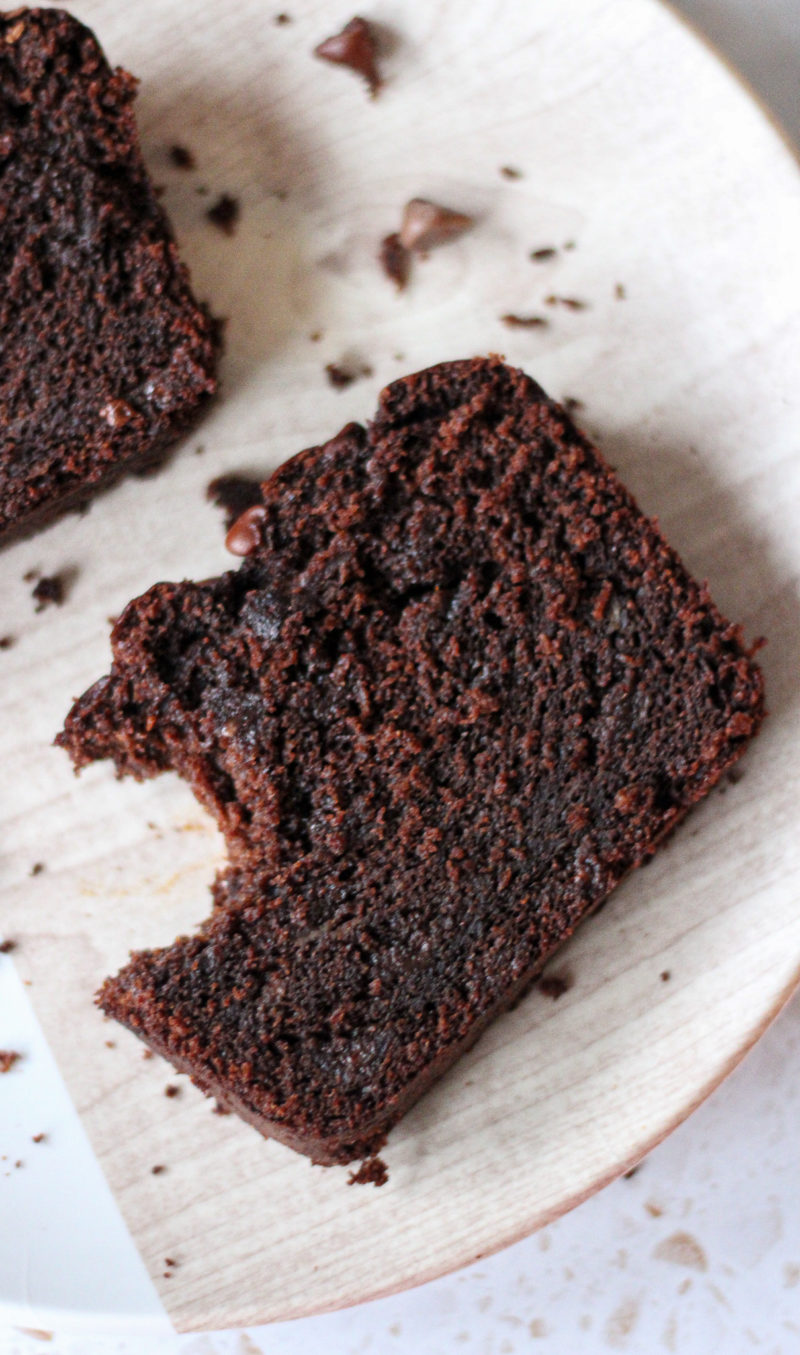 Chocolate Banana Loaf Cake - Baker Jo