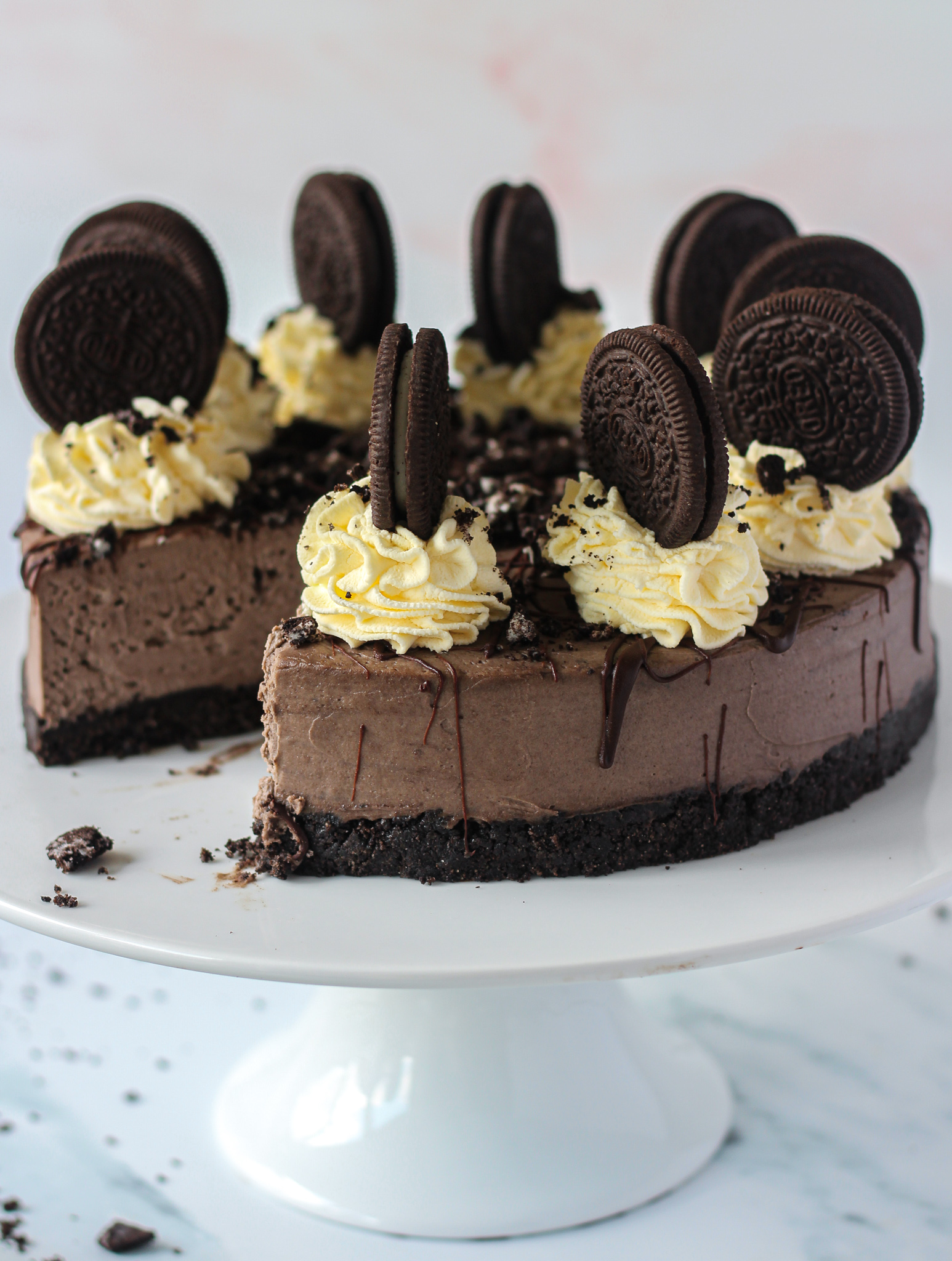 No Bake Oreo Cheesecake Baker Jo