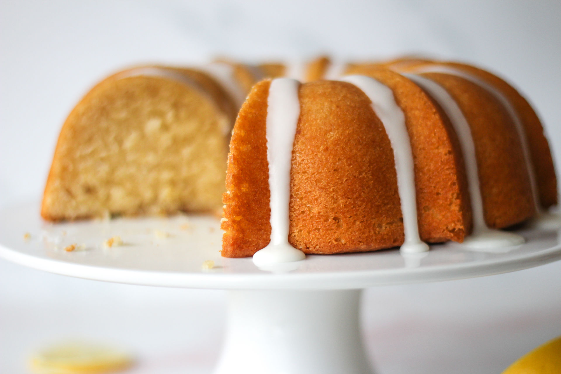 Lemon Drizzle Bundt Cake - Baker Jo
